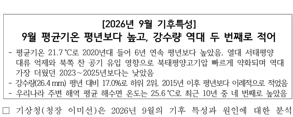 Korean document: the window around the region the reader read